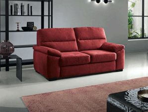 Καναπές Τριθέσιος Tom 180x92x95cm Red Capodarte