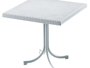 Τραπέζι Κήπου Rony Ε394,2 80x80x73cm White