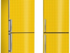 Κίτρινοι κύκλοι, Μοτίβα, Αυτοκόλλητα ψυγείου, 50 x 85 εκ.